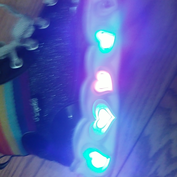 Skechers Big Girls sneaker with lights Size 3 - Picture 4 of 6